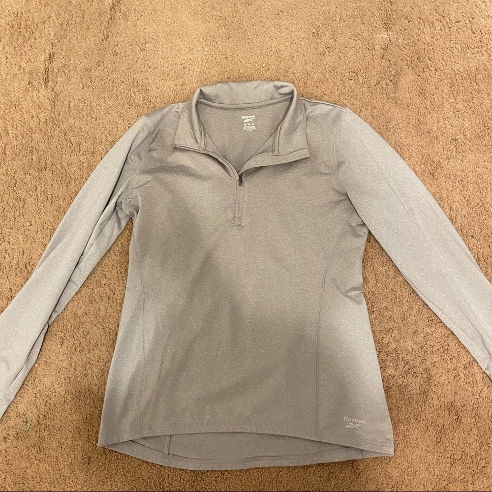 Reebok Gray Zipup